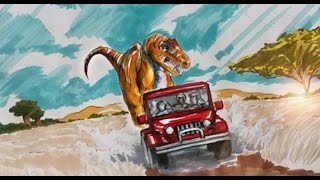 The Dark Continent: Jurassic World - Concept Scene