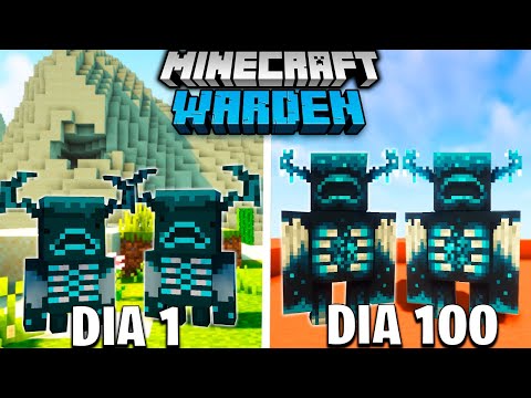 Eu sobrevivi 100 dias como um WARDEM em DUPLA no Minecraft Hardcore @CobraPlayer