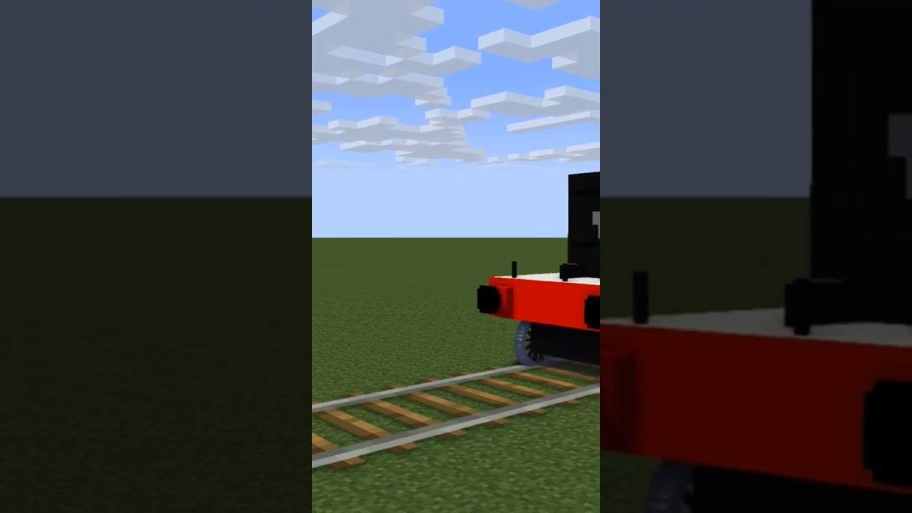 minecraft steam train animation