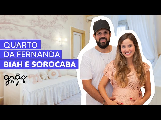 SOROCABA E BIAH RODRIGUES REVELAM QUARTO PRINCESA DA CAÇULA