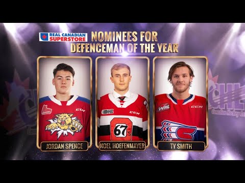 2019-20 CHL Award Finalists: Defenceman of the Year presented by Real Canadian Superstore