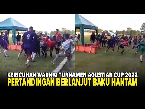 Pertandingan Berlanjut Baku Hantam, Dua Pemain Mendapat Sanksi Larangan Bermain