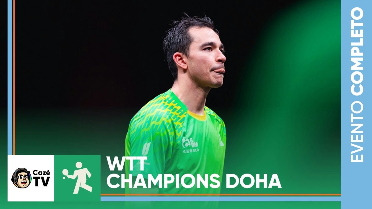 TÊNIS DE MESA | HUGO CALDERANO E BRUNA TAKAHASHI NO WTT CHAMPIONS DE DOHA