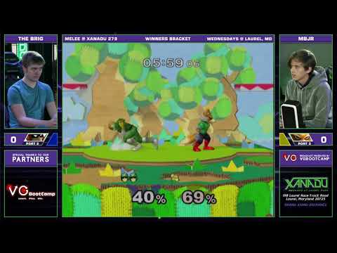 S@X 279 SSBM -  The Brig (Captain Falcon) Vs.  mbjr (Fox) - Smash Melee Winners Bracket