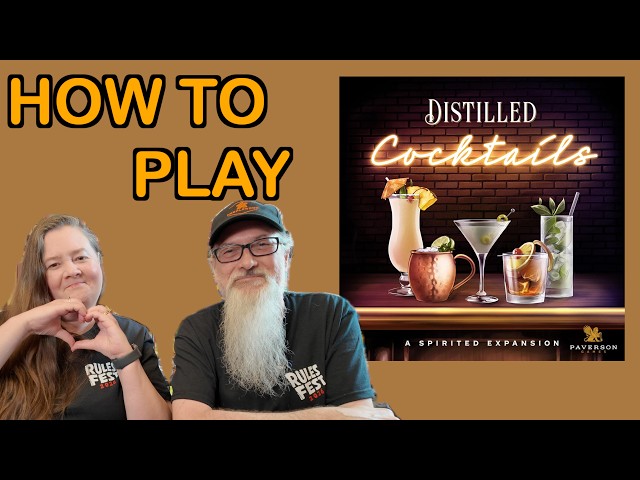 Distilled: Cocktails  Expansion Board Game video thumbnail