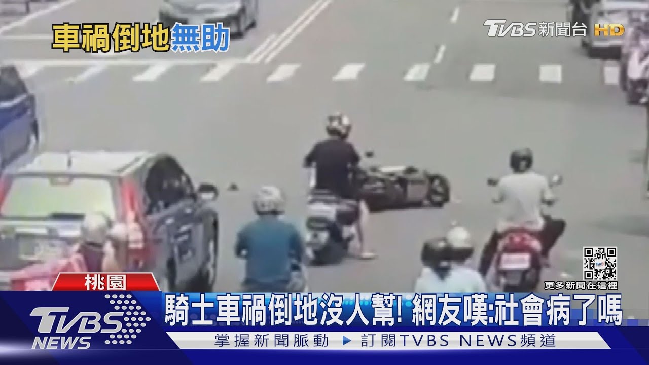 女騎士車禍、小狗哀號 幫忙卻被阻 目擊者嘆:社會病了嗎