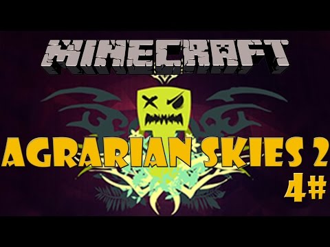 Minecraft [HQM] - Agrarian Skies 2 - PT-Br - Starting automatic crops and wood. Ep. 4