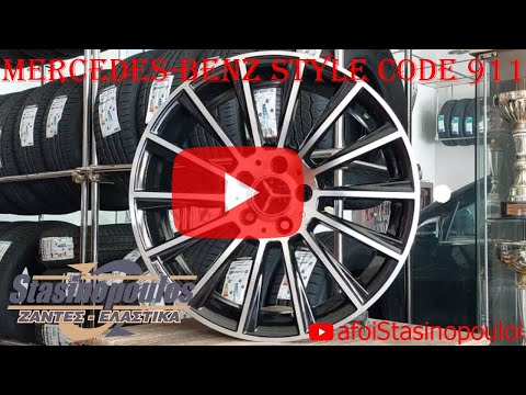 ΖΑΝΤΕΣ 19'' ΑΣΥΜΜΕΤΡΕΣ MERCEDES REPLICA 8.5x19 9.5x19 5x112 ET42 BLACK ΚΩΔΙΚΟΣ : 911-thumb-1