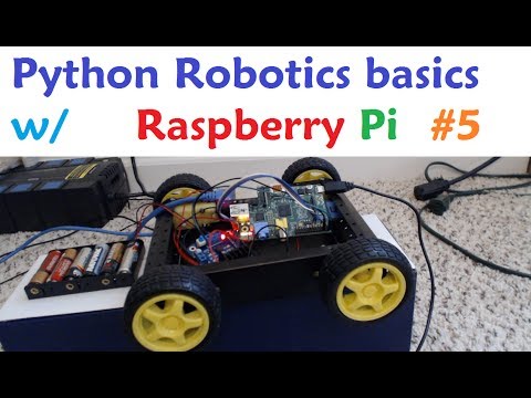 Raspberry pi with Python for Robotics 5 Turning our car