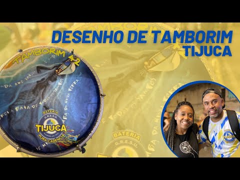 Desenho de Tamborim Unidos da Tijuca - 2023