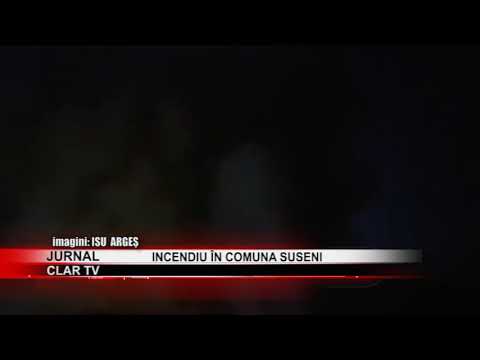 stire 27 01 2020  Incendiu în comuna Suseni