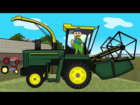 Little Farmer in Green Pants & Corn Harvest | Farmer's Fairy Tale for Kids