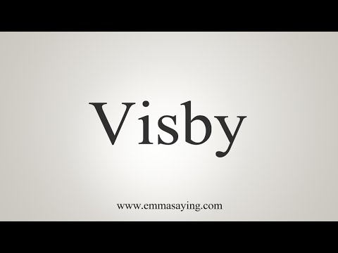 How To Say Visby