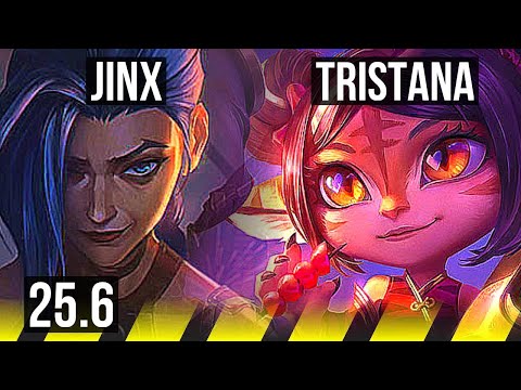 JINX & Lulu vs TRISTANA & Blitzcrank (ADC) | 8/1/4, Legendary | EUW Master | 25.6