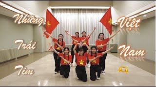 Nhảy dân vũ NHỮNG TRÁI TIM VIỆT NAM tại Sarufutsu, Hokkaido, Nhật Bản/ベトナムの踊り(舞民/フォークダンス)