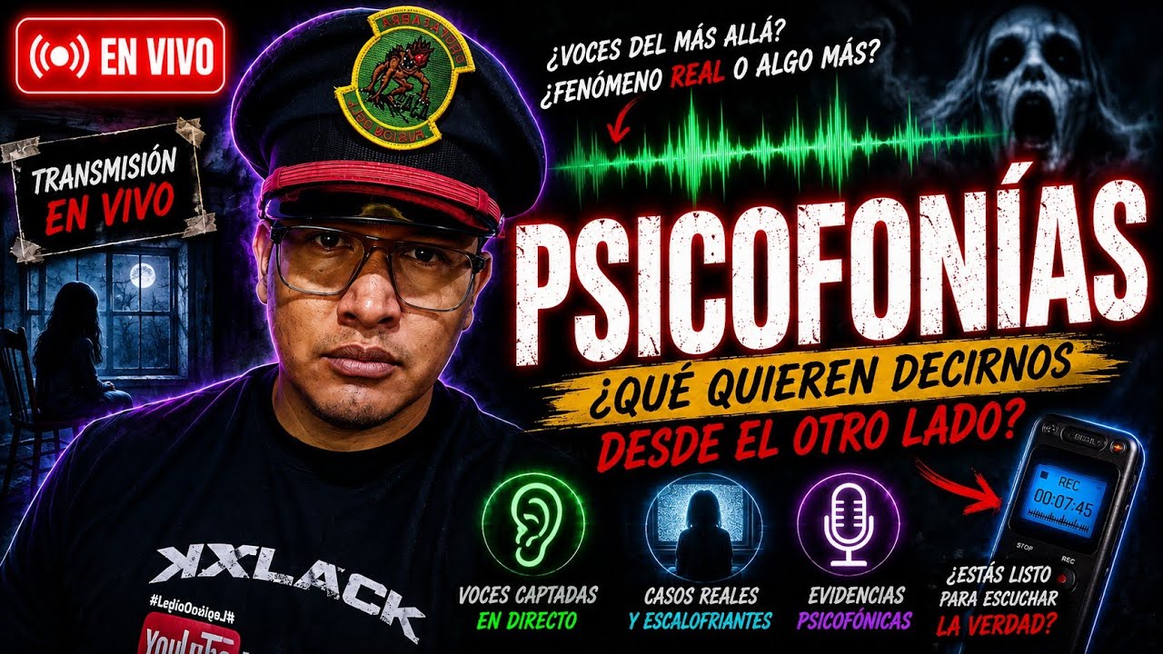 NOCHE  de  PSICOFONIAS con PEDRO AMOROS, El gran libro de las psicofonias Oxlack
