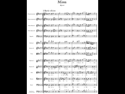 MASS IN B MINOR by Johann Sebastian Bach {Audio + Full score}