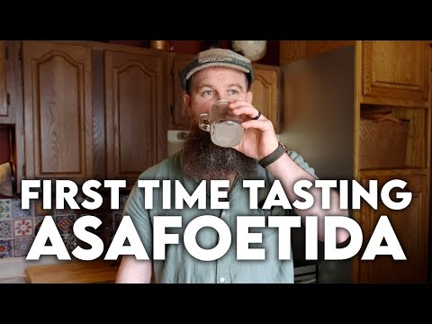 Tasting odorous asafoetida for the first time (aka hing or Ferula)