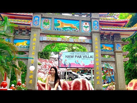 HAW PAR VILLA CINGAPURA ||WALKING TOUR #touristattraction #singapore#exploringsingapore