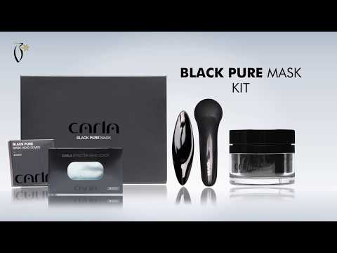 Carla Black Pure Mask Set - 4 Pcs|كارلا - مجموعة الماسك الأسود النقي