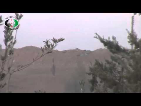 اشتباكات أثناء التصدي لقوات النظام من قبل لواء أنصار السنة على جبهة المسكين في ريف درعا