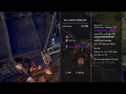 ESO RNG: opening 50 Undaunted key chests for shoulders w/ recap