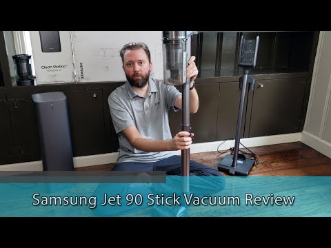 CLEANING THE HOUSE IS A BREEZE - Samsung Jet 90 Cordless Stick Vacuum Review