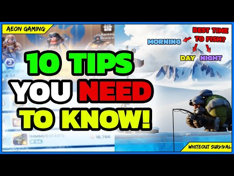 🌟10 Fishing Tournament Tips / Hacks to Help You get Max Fishing Points - Whiteout Survival Tips