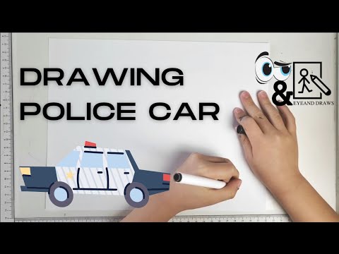 LET'S DRAW POLICE CAR 🚔