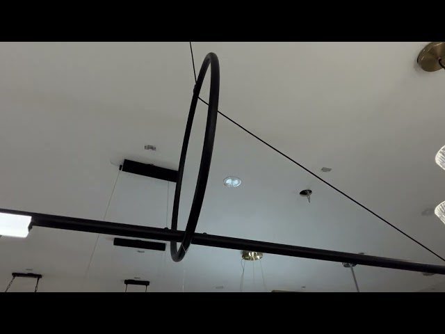 إنارة خطية مع دائرية ليد معلقة