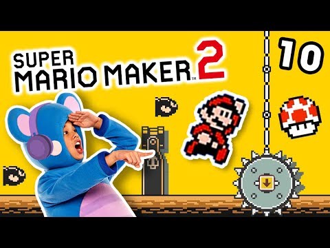 Super Mario Maker 2 EP 10 Eep's Airship Assault Level Build | Mother Goose Club Let's Play