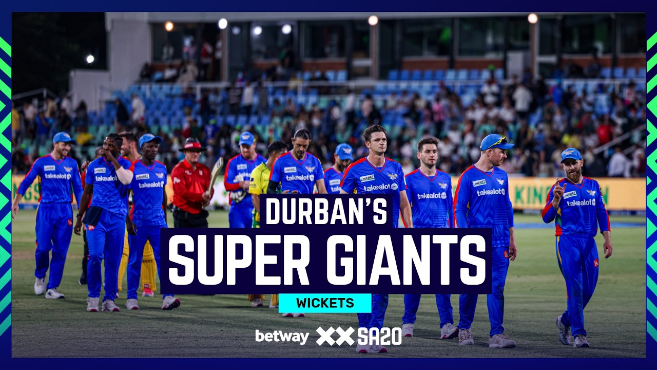 Durban's Super Giants wickets across all seasons!