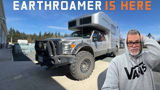 Half a Million Dollar EARTH ROAMER Showed Up At MY SHOP! My Van Life