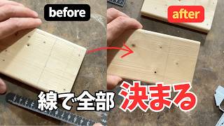 DIYが下手に見える原因、実は“線”でした【クロバー・ケガキゲージ】