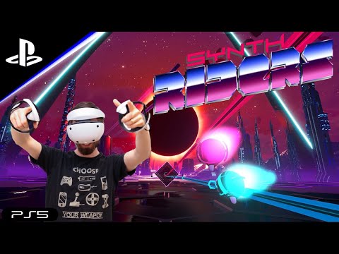 Let's Play Synth Riders [PS VR2] - Gameplay and Reaction