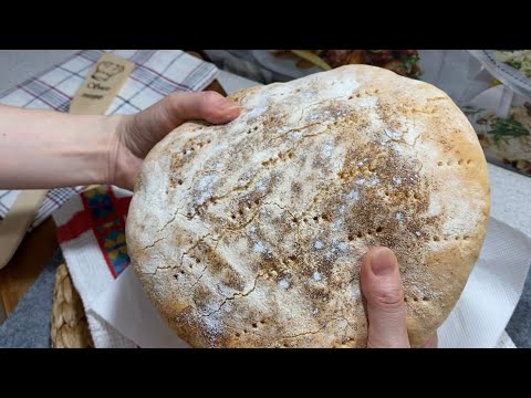 Jednom probate i spremate uvijek.Starinska domaća pogača na vodi ⏰🏕Zašto je posebna?!!👍