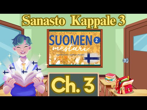 🇫🇮 Learn Finnish Vocabulary – Suomen Mestari 2, Chapter 3 | Finnish-English Words & Pronunciation