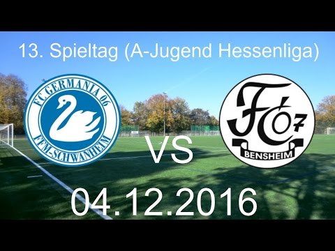 Germania Schwanheim - FC 07 Bensheim | 04.12.2016 | 13. Spieltag Hessenliga (A-Jugend)
