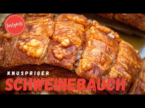 Crispy oven-baked pork belly – highly addictive!