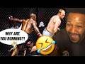 WHY ARE YOU RUNNING MELVIN MANHOEF Vs BROCK LARSON Was MADNESS