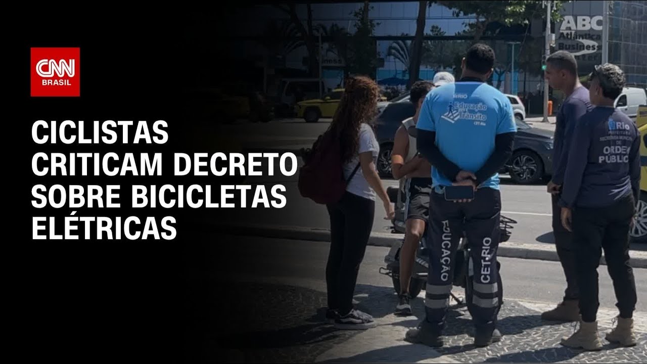 Regulamentação de bicicletas elétricas no RJ: comissão critica decreto | CNN NOVO DIA