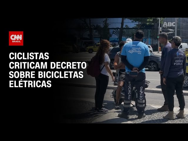 Regulamentação de bicicletas elétricas no RJ: comissão critica decreto | CNN NOVO DIA