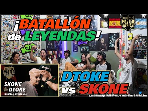 🔴COLOMBIANOS REACCIONAN a SKONE vs DTOKE - ¡BATALLÓN de LEYENDAS! [FMS INTERNACIONAL 2019]🔥