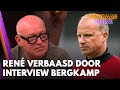 René verbaasd door interview Dennis Bergkamp: ‘Vage shit, joh!’ | VANDAAG INSIDE