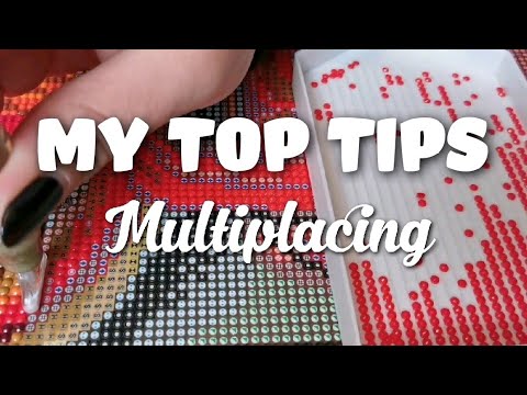 Top Tips for Multiplacing While Diamond Painting