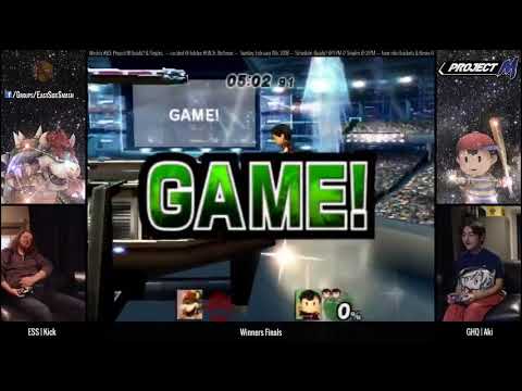 ESS Weekly #83: ESS | Kick (Bowser) vs. GHQ | Aki (Ness) - Winners Finals - Project M