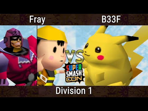 SSC 2023 - Fray (Captain Falcon, Ness) Vs. B33f (Pikachu) Smash Bros - SSB64