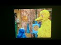 Sesame Street Big Bird Cookie Monster Chocolate Chip Cookie Painting Normal And Slow 1999