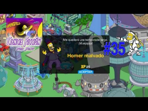 Los Simpson Springfield "Ciencia Ficción, Cap. 35 - Homer Malvado" por Tony