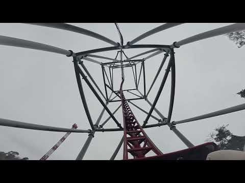 sky scream holiday park germany front row onride/pov
